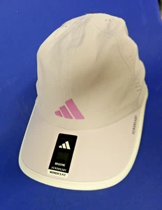 Adidas Mujer Calce Blanco Gorra de Béisbol Sombrero Rosa Logo Ajustable Reflectante Nuevo - Imagen 1 de 8