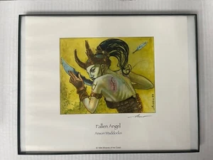Leyendas - Ángel Caído - Impresión Edición Limitada Anson Maddocks Enmarcado - Imagen 1 de 7