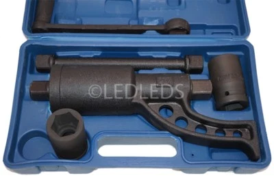 LED LEDS MOLTIPLICATORE DI FORZA-CHIAVE SVITA BULLONI PER RUOTE CAMION-TRATTORI-FURGONI