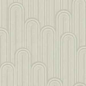 Wallpaper Designer Art Deco Speakeasy Arched Stripe, 60 sq ft Bolt - Picture 1 of 2