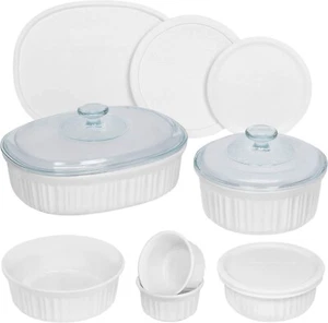 Mixed Bakeware Set French White 12 Piece Set - Picture 1 of 7