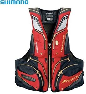Shimano VF-112R Nexus Reflect Floating Vest Limited Pro Blood red From Japan
