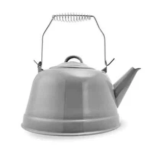 2.4L Enamel Kettle Camping Outdoors Boiling Coffee Tea Home Family Campfire Blac - Picture 1 of 7