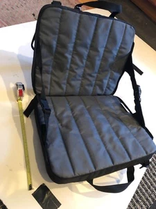 New! Eddie Bauer Portable Picnic Stadium Camping Seat Cushion black padded - Bild 1 von 15