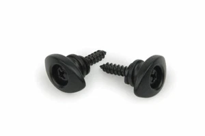 D'Addario Elliptical End Pins, Black - Picture 1 of 1