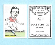 FOOTBALL CARDS FOSSE COLLECTION SOCCER STARS 1919-1939 13th Series Midd - W.B.A