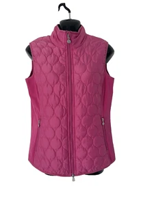 DAILY SPORTS GOLD WOMENS PINK QUILTED GILET VEST SIZE UK 10 - Picture 1 of 8