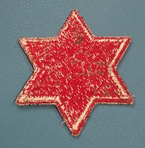 Parche de 6.ª División de Infantería del Ejército de los Estados Unidos - Borde de nieve - De colección Segunda Guerra Mundial * - Imagen 1 de 3