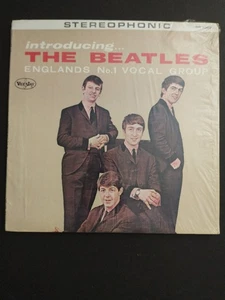 Introducing The BEATLES Stereo Shrink Vee-Jay Black Label Repro LP EX - Picture 1 of 7