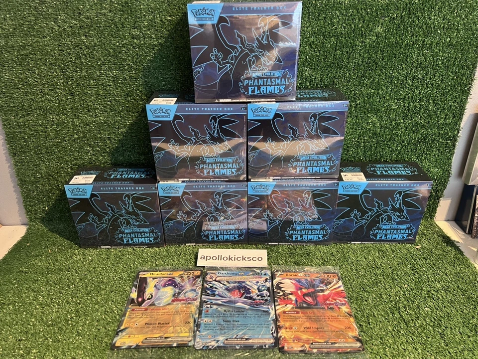 Pokémon TCG Mega Evolution Phantasmal Flames - Elite Trainer Box ETB -