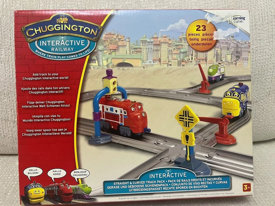 Chuggington Interactive Railway Straight & Curved Track Pack 23 Pieces NIB 3+ - Image 1 of 4