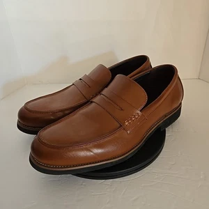 Bruno Marc Penny Loafers Men's Size 12 Honey Brown Shoes - Picture 1 of 11