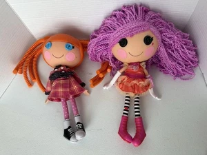 Lalaloopsy Puppen-Set lila Haare orange Haare eingestellt 12 Zoll volle Größe Puppen - Bild 1 von 15