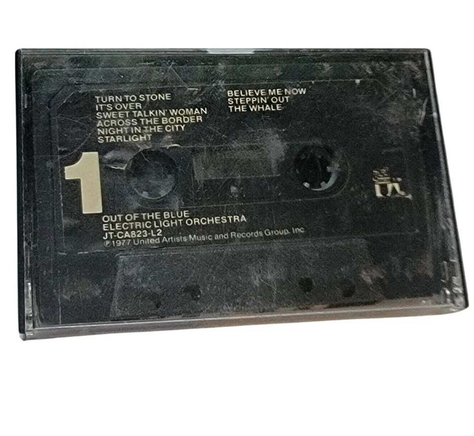 Electric Light Orchestra Out of the Blue Black Cassette Tape ONLY no insert Foto 1 de 4