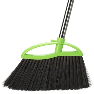 Soft Bristles Green Angle Broom Long Handle Indoor Broom for Hardwood Floor S... - Picture 1 of 7