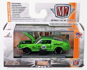 M2 Machines 1968 Ford Mustang Auto Mods Series - 32600 14-58 NRFB grün 1:64 - Bild 1 von 6