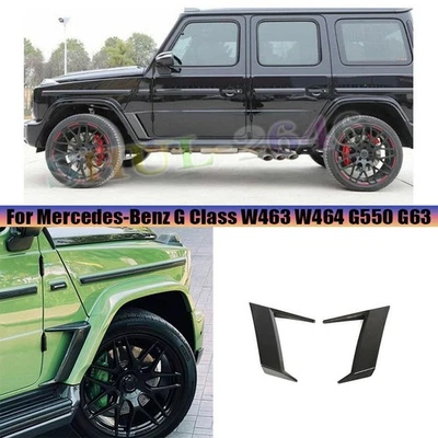 Ventilación lateral de guardabarros de carbono real 2019UP para Mercedes-Benz Clase G W463 W464 G550 G63 Foto 1 de 4
