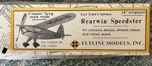 Vintage Flyline Models Earl Stahl's Rearwin Speedster 28" kit # 108 - Picture 1 of 3