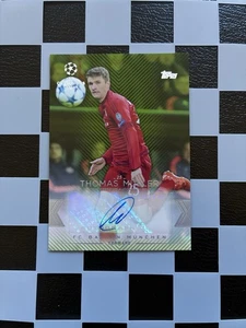 2015-16 Topps UCL Showcase Auto Thomas Müller Green/150 Bayern Munich - Imagen 1 de 2