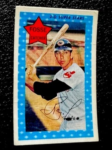 Ray Fosse 3D di Kellogg 1971 • INDIANI • VAR. (1970 XOGRAPH 69 Carriera RBI) #39 - Foto 1 di 3