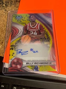 2024-25 BOWMAN UNIVERSITY BEST BILLY RICHMOND III AUTOGRAPH ROOKIE 29/75 - Picture 1 of 1