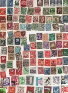100 verschiedene gestempelte Briefmarken weltweit 28.10.2025 - Bild 1 von 1