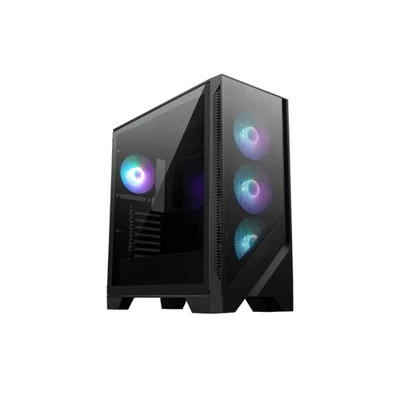 MSI MAG FORGE 320R Airflow Mid Tower Tempered Glass ATX Gaming PC Case - Black - Image 1 of 4