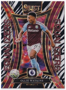 Panini Premier League Select 2024-25 Ollie Watkins Equalizers Zebra Prizm SSP - Bild 1 von 2