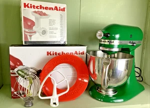 KitchenAid Artisan Miscelatore Verde con Smerigliatrice e Spiralizzatore Attacchi Accessori - Foto 1 di 21