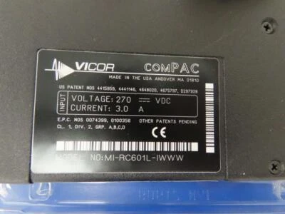 Vicor MI-RC601L-IWWW Isolated DC/DC Converter - Chassis Mount - Image 1 of 3