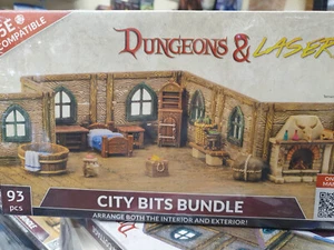DUNGEONS & LASERS: CITY BITS BUNDLE 28mm DUNGEONS & DRAGONS 5E Warhammer terrain - Bild 1 von 1