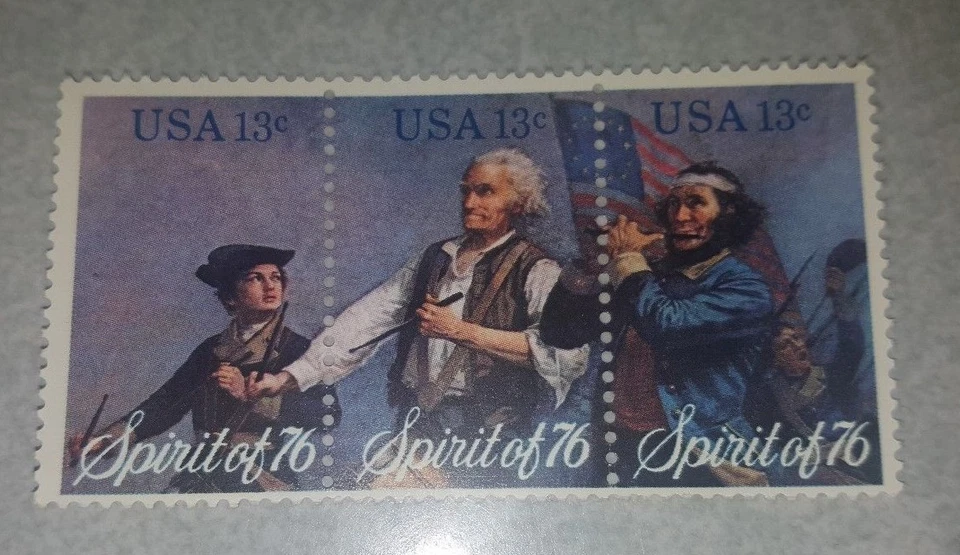 US MNH Postage Stamps Scott #1629 - #1631 Spirit of '76 Drum and Bugle Corp - Image 1 of 1