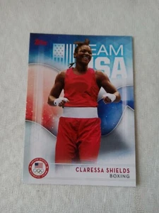 2016 Topps USA OLYMPIC “T-REX” CLARESSA SHIELDS  RC ROOKIE CARD UFC - Picture 1 of 2