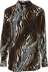 EQUIPMENT Reese Clean Seidenhemd Bluse mit Zebramuster Größe XS - Bild 1 von 4