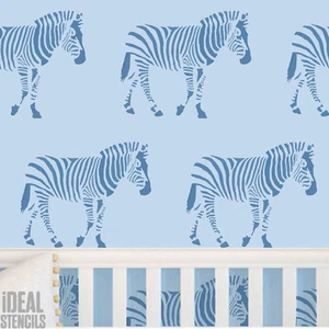 Cebra Plantilla, Guardería Pared Decorativa Animal Artesanía Pintura - Imagen 1 de 6