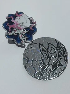 Pokémon Hisui-Zoroark VSTAR Premium-Box Metall-Anstecknadel und Plastikmünze GRATIS VERSAND - Bild 1 von 4