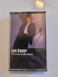 LEO SAYER - THUNDER IN MY HEART - CASSETTE TAPE 1977 - Picture 1 of 3