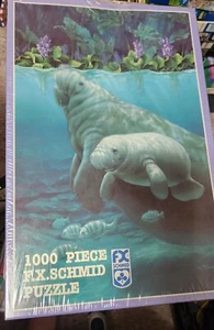 Neu versiegelt Seekühe Haven 1000-teiliges Puzzle F.X. Schmid Sherry Vintson Box Schaden - Bild 1 von 11