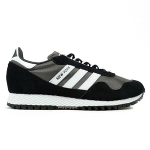 Adidas Originals New York Iconic Shoes In Nero/Grigio Dash - Imagen 1 de 6