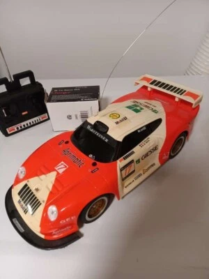 Vintage Radio Shack Porsche 911 GT1 Le Mans Geisse RC Car - Image 1 of 4