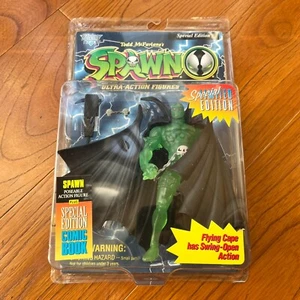 SPAWN Green Necroplasm Spawn Special Edition with Comic McFarlane Toys 1996 JPN - Picture 1 of 18