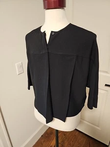 Chaqueta Calvin Klein Collection Runway Negra 'Seda' Talla 8/44 - Imagen 1 de 13