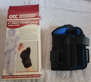 OTC 2086L-M 6" Wrist - Thumb Splint, Left Hand, Black, Medium - Picture 1 of 1