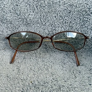 Safilo Eyeglasses Frame SAF 5001 N5X Brown Plastic Oval Full Rim 140mm Italy - Picture 1 of 7