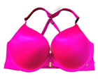 Victorias Secret Very Sexy Push-Up Underwire Crossback Bra 32D Neon Pink New