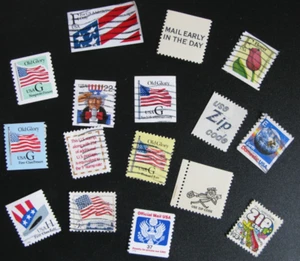 US stamps, Make-up coils, zip code, H G, F, E Zippy, A-D Eagle, Glory Mint /used - Picture 1 of 2
