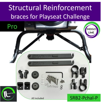 Playseat Challenge Wheel Plate Structural Reinforcement braces. Pro. Gen1 - Image 1 of 4