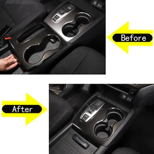 Carbon Fiber ABS Console Gear Shift Panel trim Cover Fits Honda Passport 19-23 - Picture 1 of 16