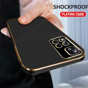 ShockProof Case For Xiaomi Redmi Note 14 13 12 11 Pro Mi 14T Plating Soft Cover - Picture 1 of 20