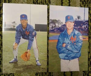 Equipo de postales Roger McDowell de los Mets de Nueva York 1985 emitidas #787 y 788 ⚾ Barry Colla RARO - Imagen 1 de 5
